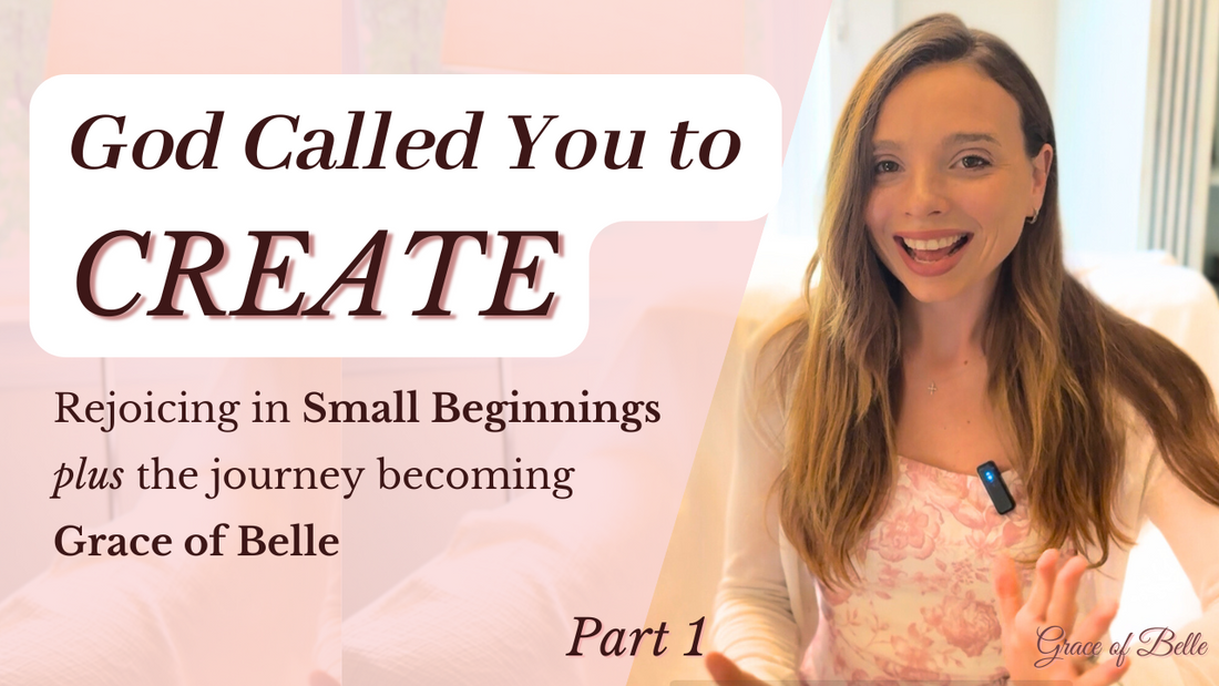 Rejoicing in Small Beginnings and Starting Imperfectly
